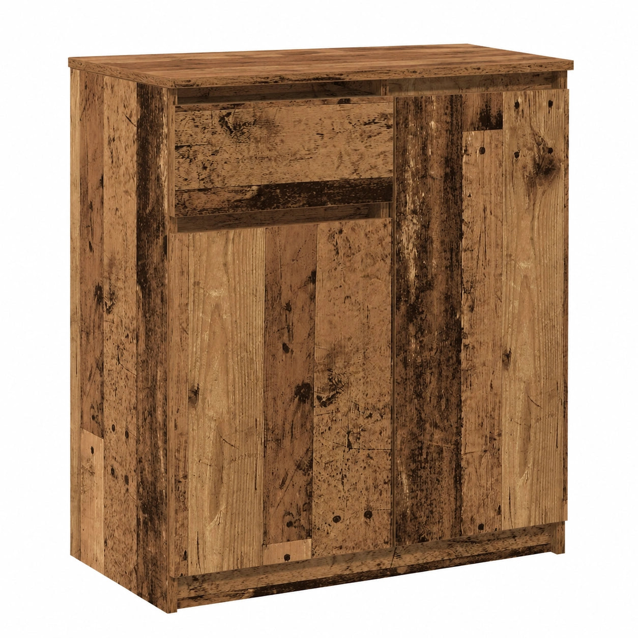 Rustikales Sideboard mit Schubladen - Holzoptik, 71x35x84 cm, Vielseitiger Stauraum
