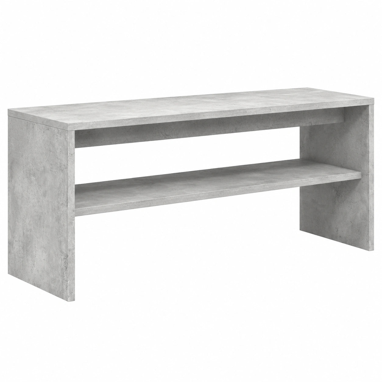 Moderner TV-Schrank in Betongrau, 100x40x40 cm, aus Holzwerkstoff