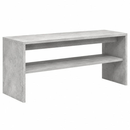 Moderner TV-Schrank in Betongrau, 100x40x40 cm, aus Holzwerkstoff