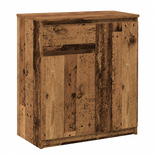 Rustikales Sideboard mit Schubladen - Holzoptik, 71x35x84 cm, Vielseitiger Stauraum