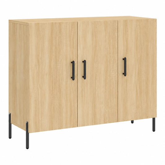 Moderne Sideboard in Sonoma-Eiche mit Metallbeinen f¨¹r das Wohnzimmer