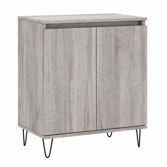 Moderne Anrichte aus Sonoma Eiche mit stabilem Metallgestell