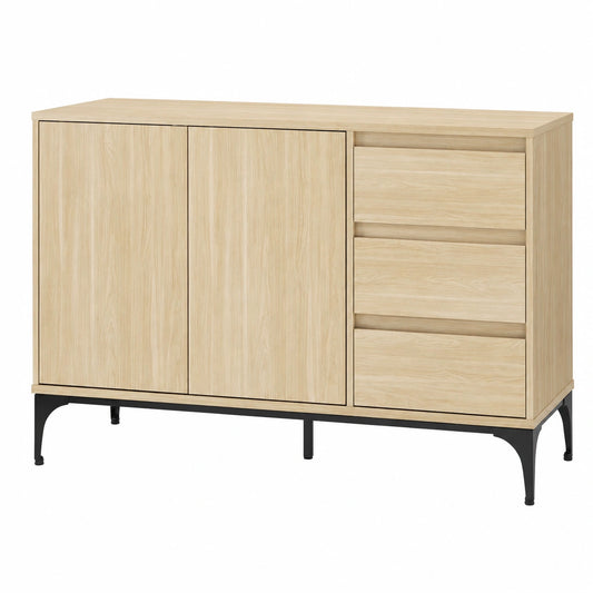 Hochwertiges Sideboard Kistiandi mit T¨¹ren und Schubladen in Eicheoptik